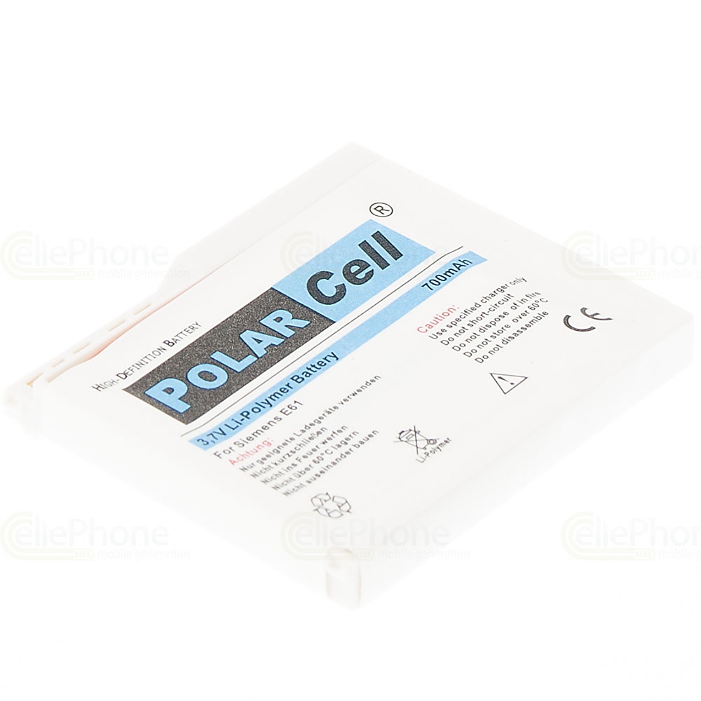 [433] PolarCell battery Li-Polymer for Siemens E61 (replaced EBA-162)