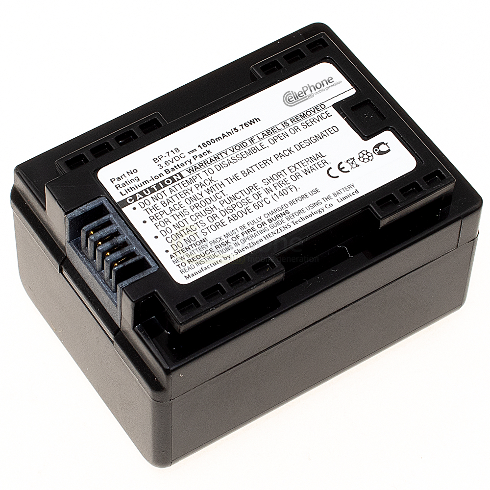 [4309] Batería Li-Ion compatible with Canon BP-718
