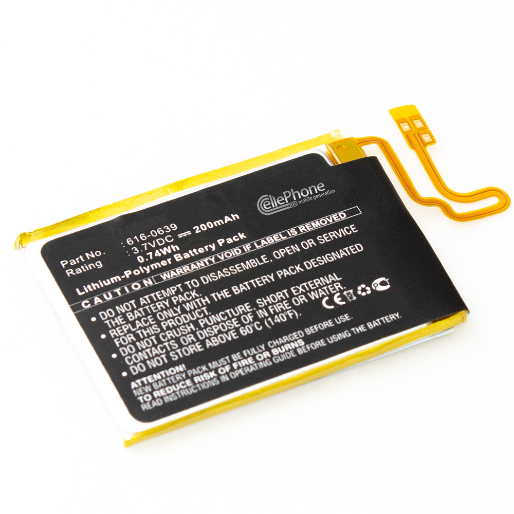 [4324] batteria Li-Polymer per Apple iPod Nano 7 (7. Generation) (sostituisce 616-0639 / 616-0640)