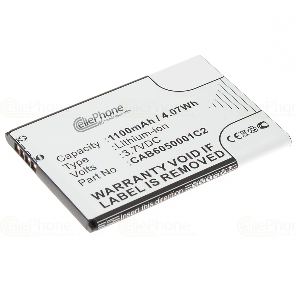 [4332] Battery Li-Ion for Alcatel OT-V860 / Vodafone Smart 2 V860 (replaced CAB6050001C2)