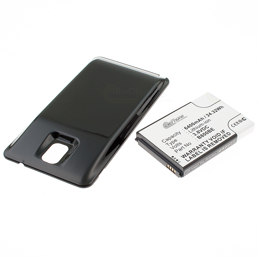 Akku Li-Ion für Samsung Galaxy Note 3 (N9000 / N9005) - schwarz (ersetzt EB-B800BEBECWW) - 6400 mAh (FAT)
