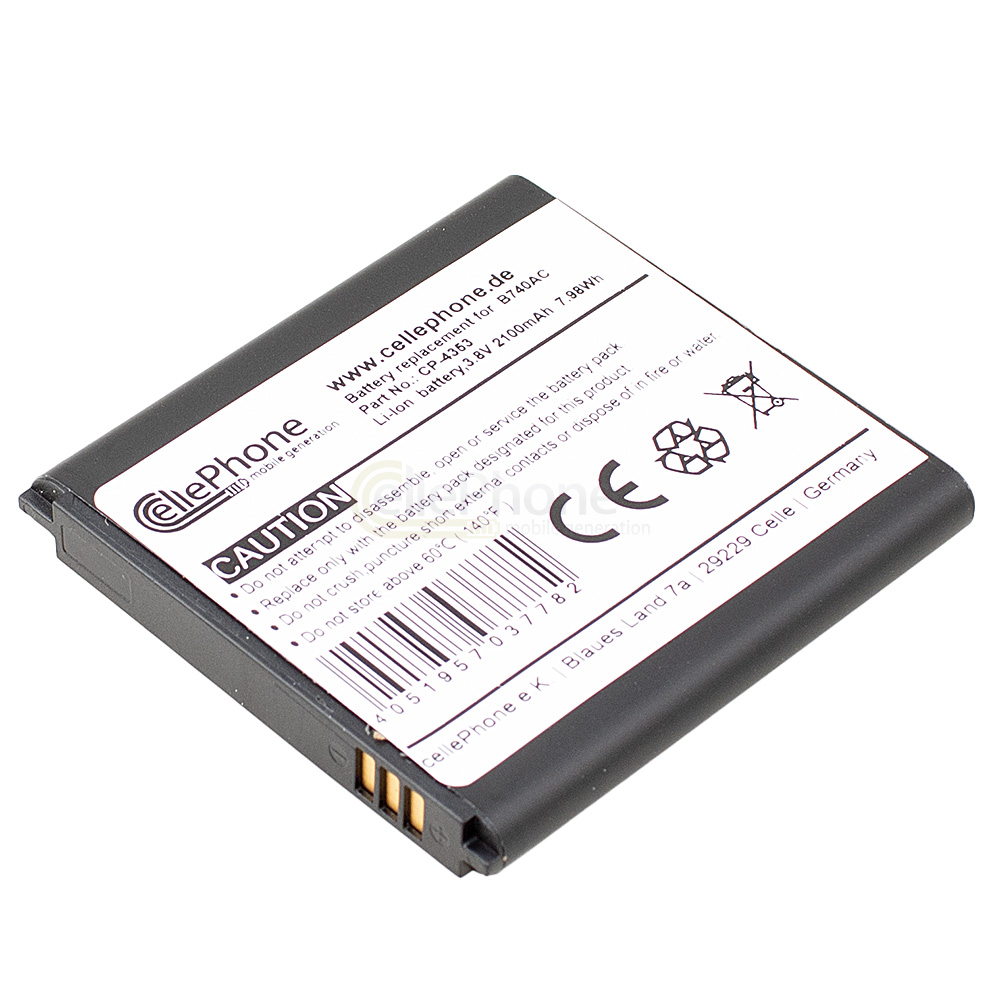 [4353] Battery Li-Ion for Samsung Galaxy S4 Zoom LTE (SM-C1010 / SM-C105) (replaced B740AC)