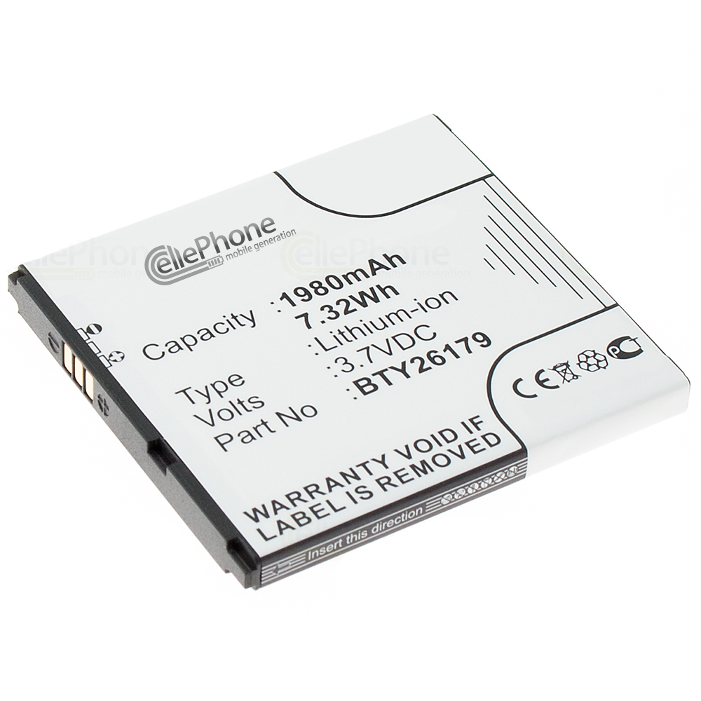 [4444] Akku Li-Ion für Elson Mobistel Cynus T1 (ersetzt BTY26179)