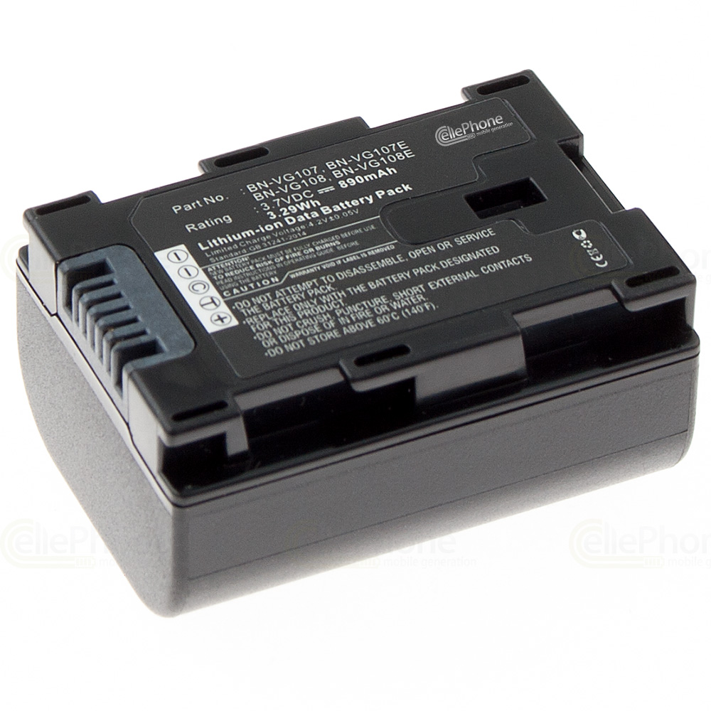 [4454] Batería Li-Ion compatible with JVC BN-VG107 BN-VG107E BN-VG107U BN-VG107US BN-VG108 BN-VG108E BN-VG108U BN-VG108USM