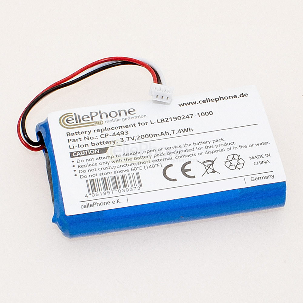 [4493] batteria Li-Ion per Logitech MX1000 Cordless Mouse / M-RAG97 (sostituisce L-LB2190247-1000)