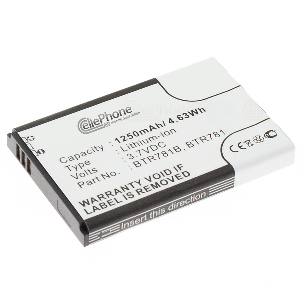 [4501] Battery Li-Ion for Casio C781 / GzOne Ravine 2 (replaced BTR781B / BTR781)
