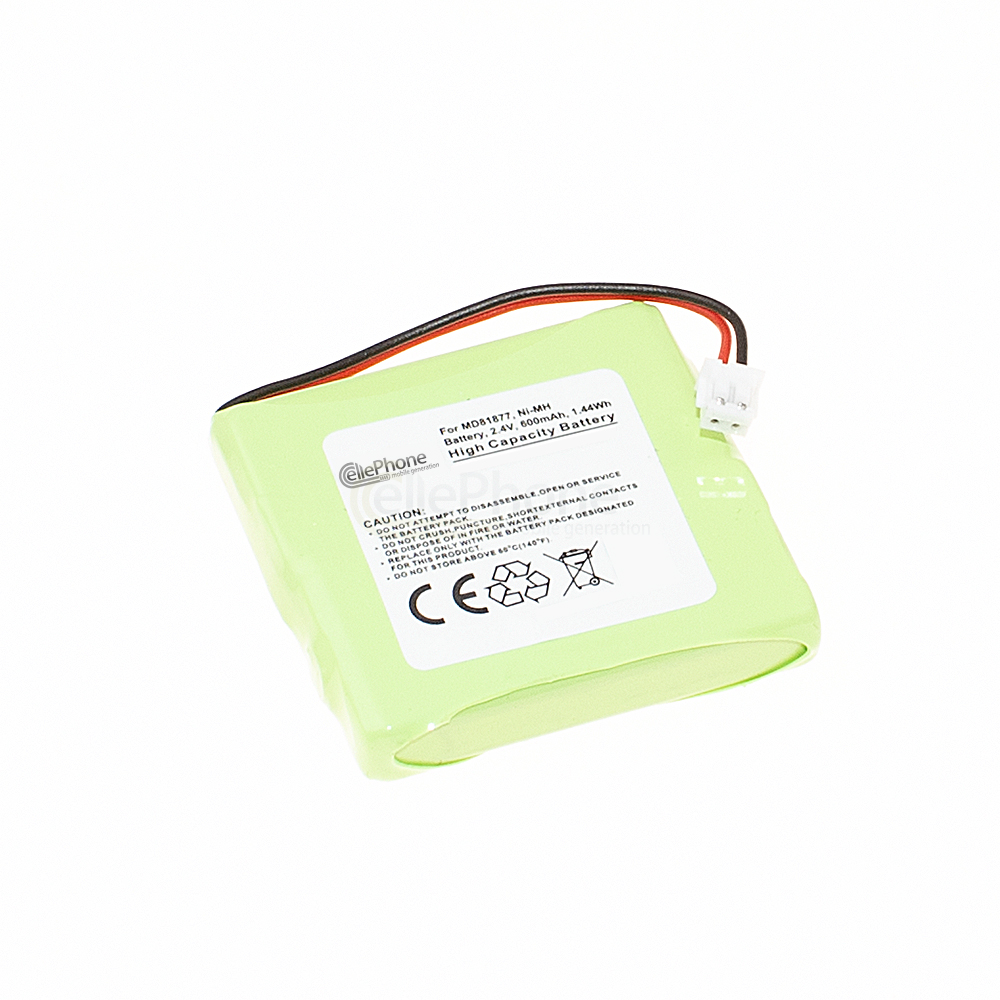 Akku Ni-MH für Audioline SLIM DECT 500 / Medion MD81877 / T-Com Sinus A201 / AVM Fritz Fon MT-D (ersetzt 5M702BMX)
