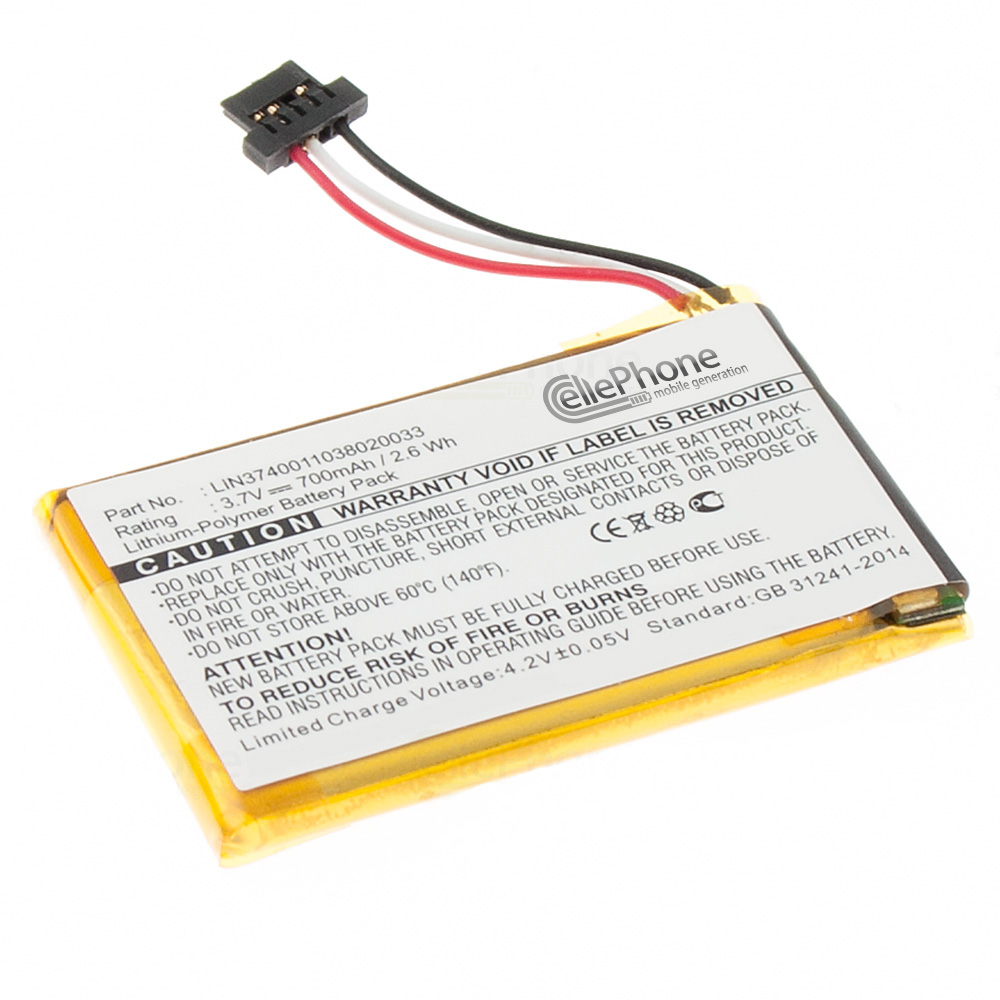 [4523] Battery Li-Polymer for Navigon 20 Easy / 20 Plus (replaced LIN3740011038020033)