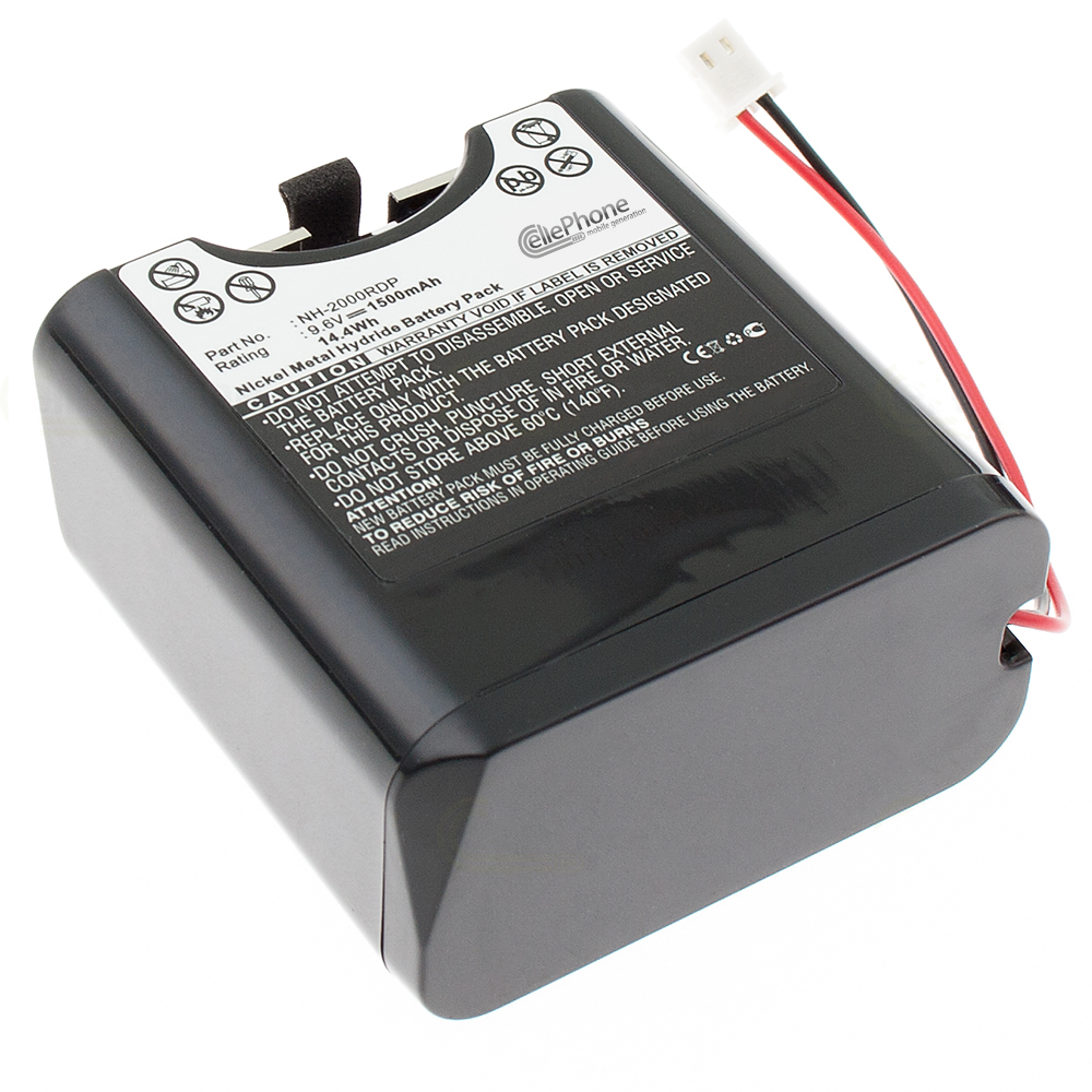 Batterie Ni-MH pour Sony XDR-DS12iP / RDP-XF100iP (remplace NH-2000RDP) - 1500mAh / 9,6V