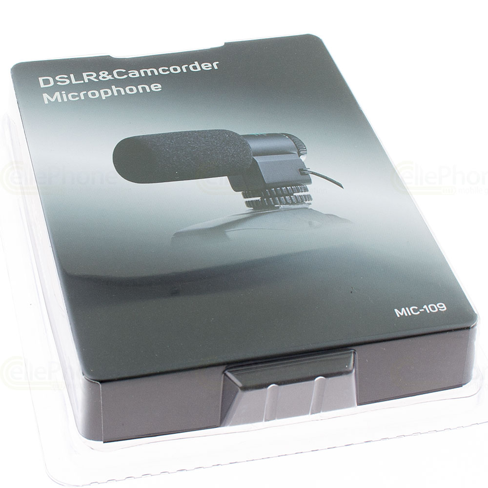[4534] Microphone stéréo externe compatible avec appareil photo numérique & caméscope