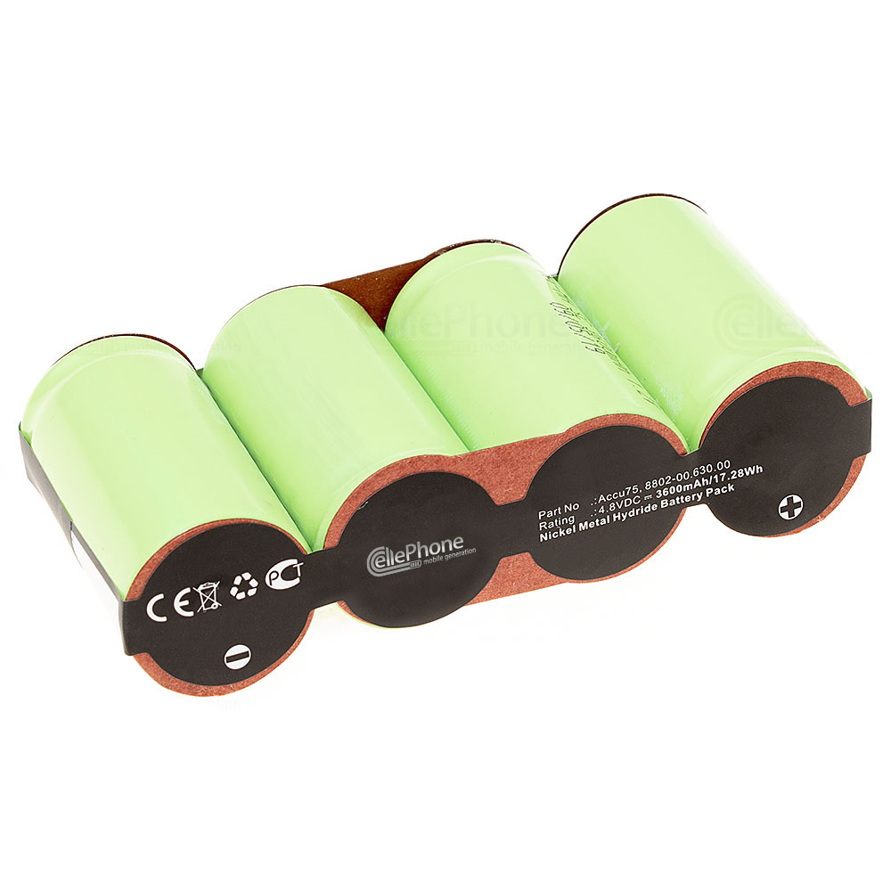 [4550] Akku Ni-MH für Gardena Accu75 8802 8816 8818 - 3600mAh / 4,8V