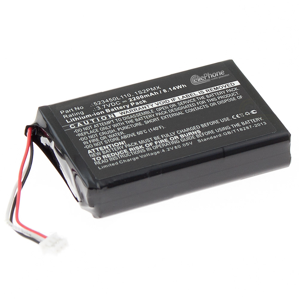 [4552] Akku Li-Ion für Blaupunkt TravelPilot 500 700 (ersetzt 523450L110 / 1S2PMX)