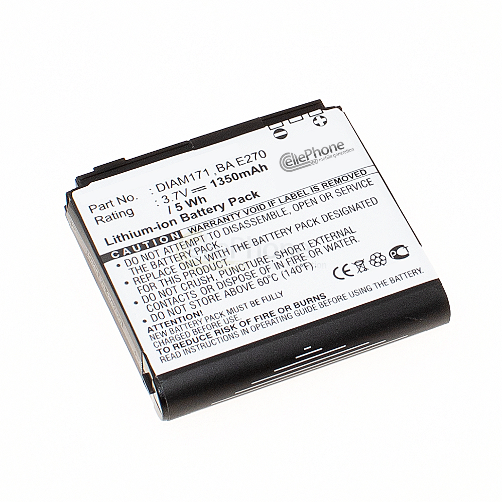 Akku Li-Ion für HTC Touch Pro T7272 Raphael / TyTN III / T-Mobile MDA Varion IV (ersetzt BA E270/ DIAM171)