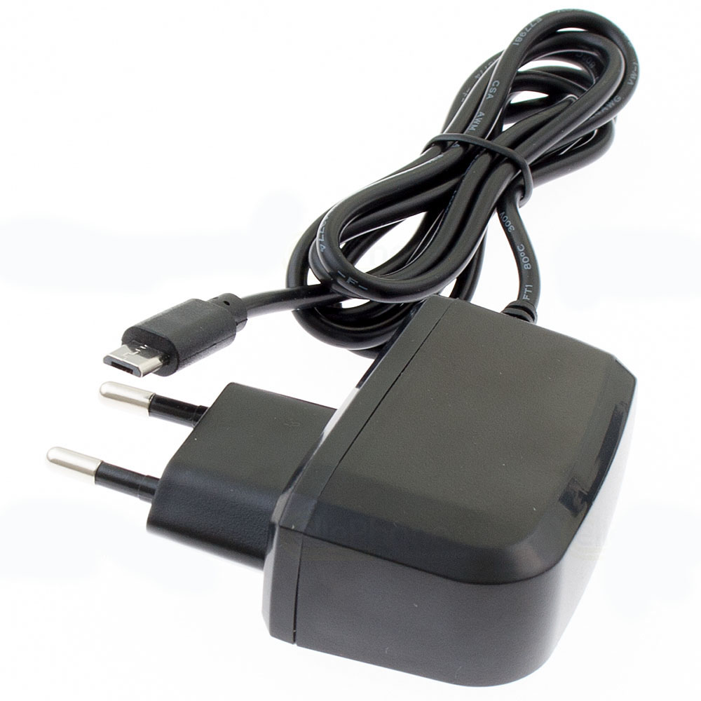 Mains charger para Google Nexus One / Nexus S / Nexus 2. 4. 5. 7. (micro-USB)