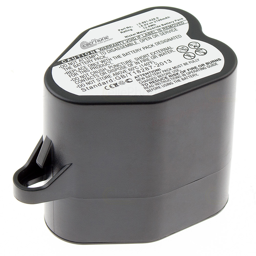 [4591] Batterie Ni-MH pour Kärcher RoboCleaner RC3000 (remplace 2.891-029.0) - 2100mAh / 6V