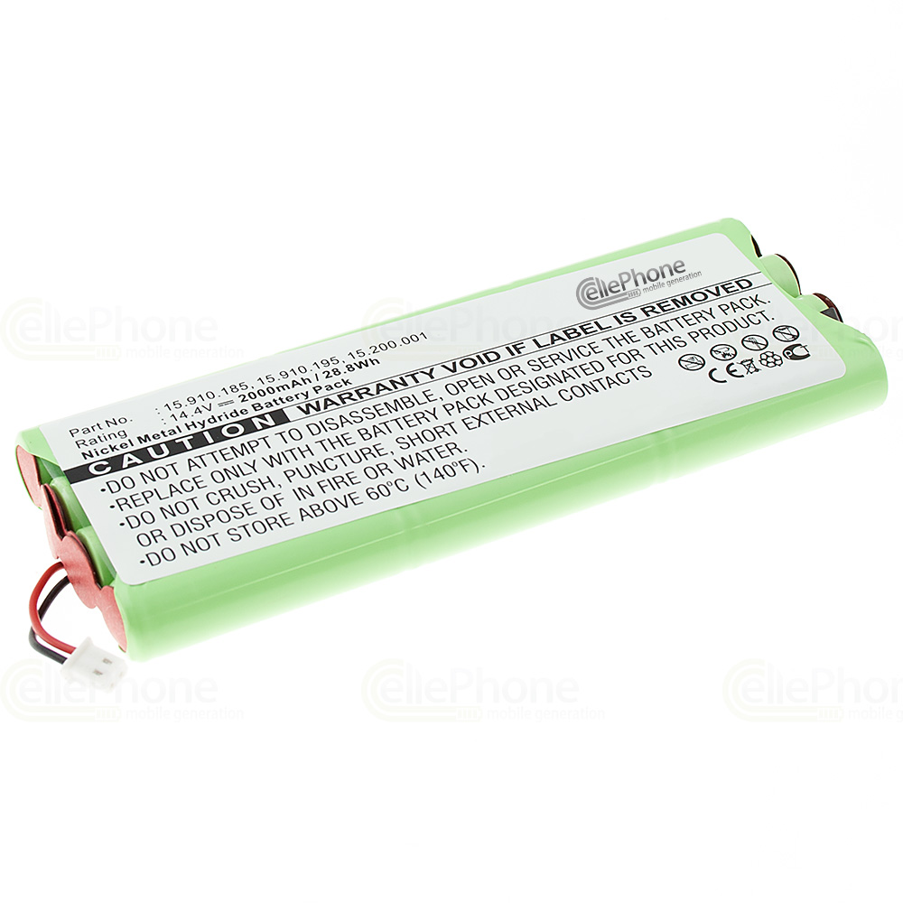 Accu Ni-MH voor Ozroll ODS Controller / Smart Drive Control 10 / Topan TP-AVC701 (vervangt 15.200.001) - 2000mAh / 14,4V