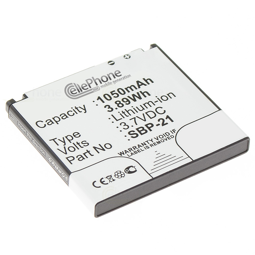 batteria Li-Ion per Garmin-Asus Nüvifone A50 (sostituisce SBP-21)