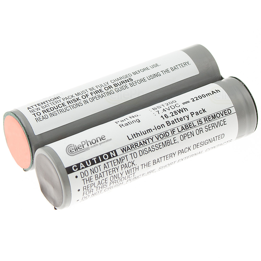 [4656] Batterie Li-Ion pour Bosch Prio / PSR 200 LI / PSR 7.2 LI (remplace BST200) - 2200mAh / 7,4V