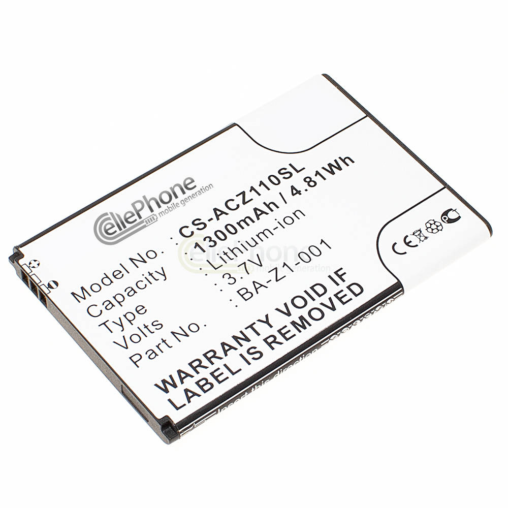 [4670] batteria Li-Ion per Acer Liquid Z2 Z110 Z120 (sostituisce BA-Z1-001)