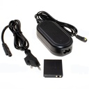 Mains charger compatible with Canon ACK-DC40 incl. Batterie-Adapter for NB-6L