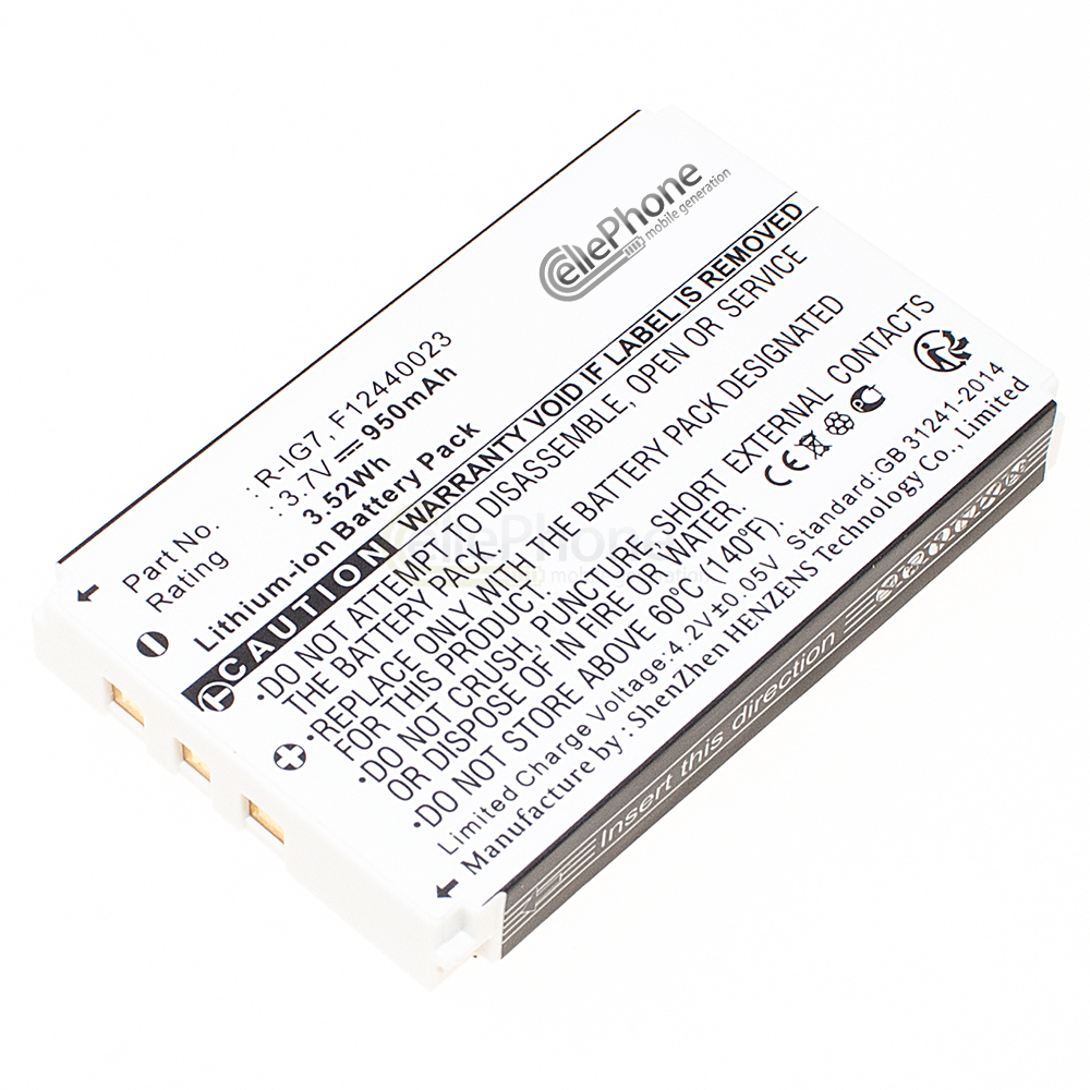batteria Li-Ion per Logitech Wireless DJ Music System (sostituisce 190301-0000 / R-IG7)