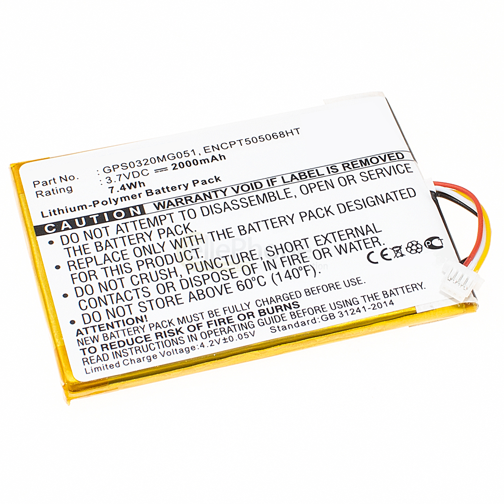 [4695] Batterie Li-Polymer pour SkyGolf SkyCaddie SGX GPS Rangefinder (remplace ENCPT505068HT / GPS0320MG051)