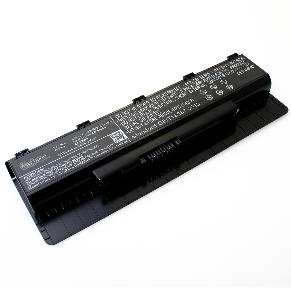 [4702] Batterie Li-Ion compatible avec Asus A31-N56 / A32-N56 / A33-N56 - 4400 mAh
