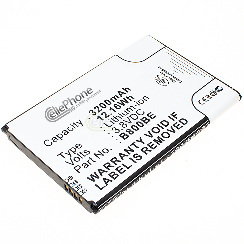 batteria Li-Ion per Samsung Galaxy Note 3 (N9000 / N9005) (sostituisce EB-B800BEBECWW) - con NFC