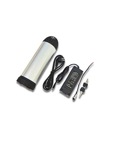 [4725] Akku Li-Ion für Diverse E-Bike & Pedelec Flaschen-Akku (ersetzt 10AH / Zellen 18650) - 10000 mAh / 36V - inkl. Ladegerät