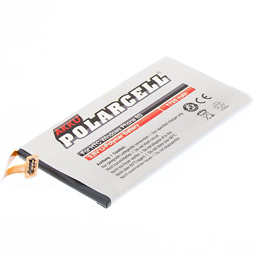 [4746] PolarCell batteria Li-Polymer per HTC Windows Phone 8S (sostituisce BM59100)