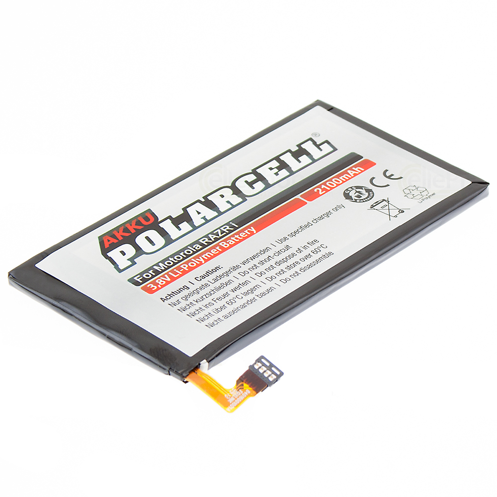 PolarCell battery Li-Polymer for Motorola RAZR i (replaced EG30)