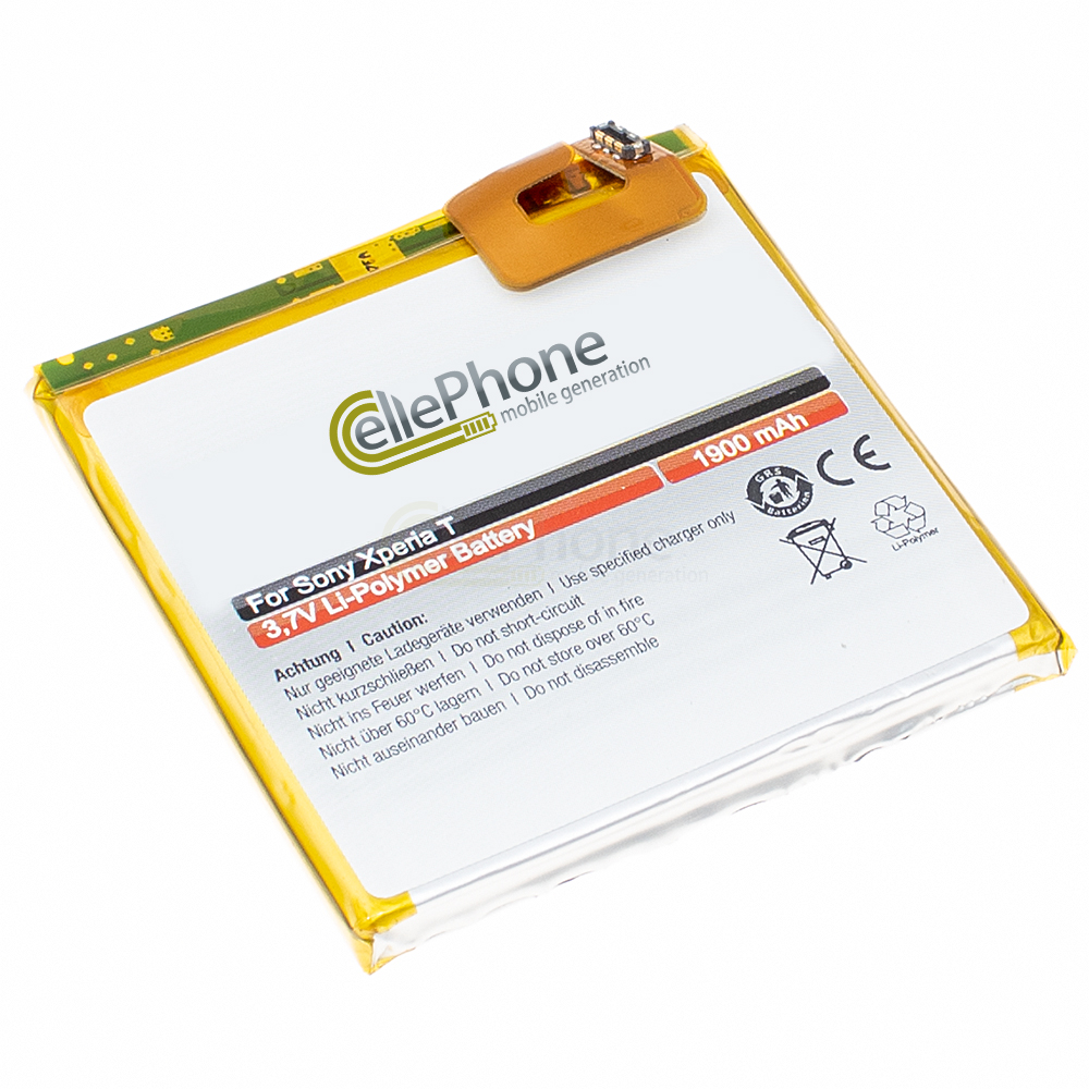 [4780] Accu Li-Polymer voor Sony Xperia T (vervangt LIS1499ERPC)