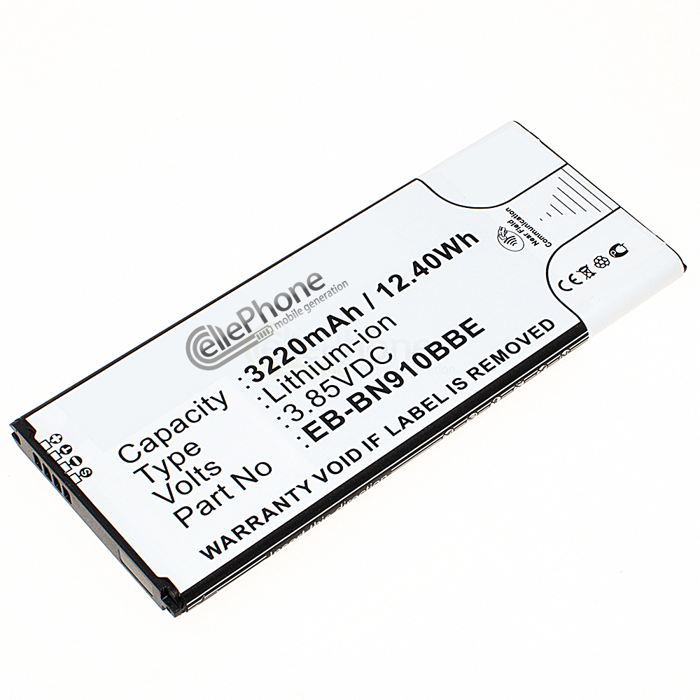 [4792] batteria Li-Ion per Samsung Galaxy Note 4 (SM-N910F) (sostituisce EB-BN910BBE) - con NFC