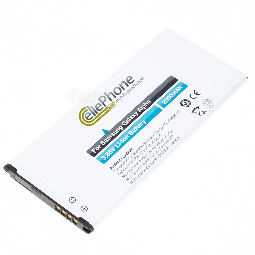 [4794] Accu Li-Ion voor Samsung Galaxy Alpha (SM-G850F) (vervangt EB-BG850BBE)