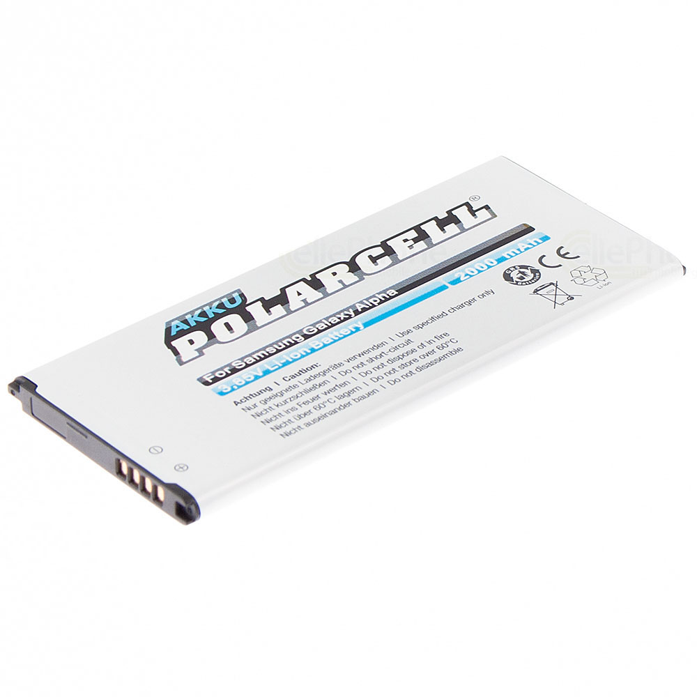 PolarCell Battery Li-Ion for Samsung Galaxy Alpha (SM-G850F) (replaced EB-BG850BBE)