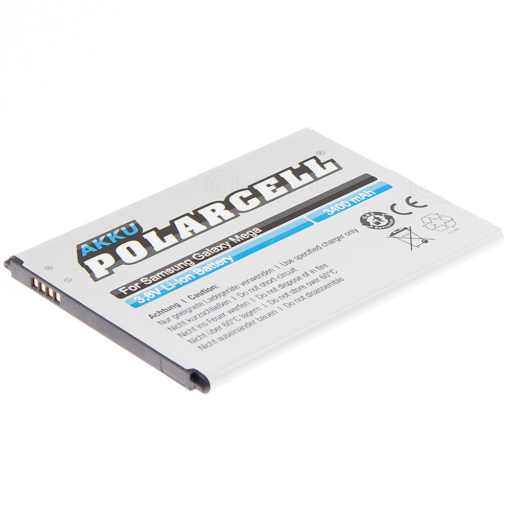 [4824] PolarCell Akku Li-Ion für Samsung Galaxy Mega 6.3 (GT-I9200) (ersetzt EB-B700BE)