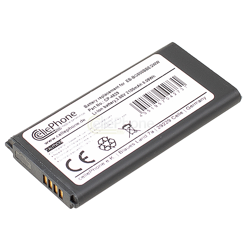 Akku Li-Ion für Samsung Galaxy S5 mini (SM-G800F) (ersetzt EB-BG800BBEGWW)