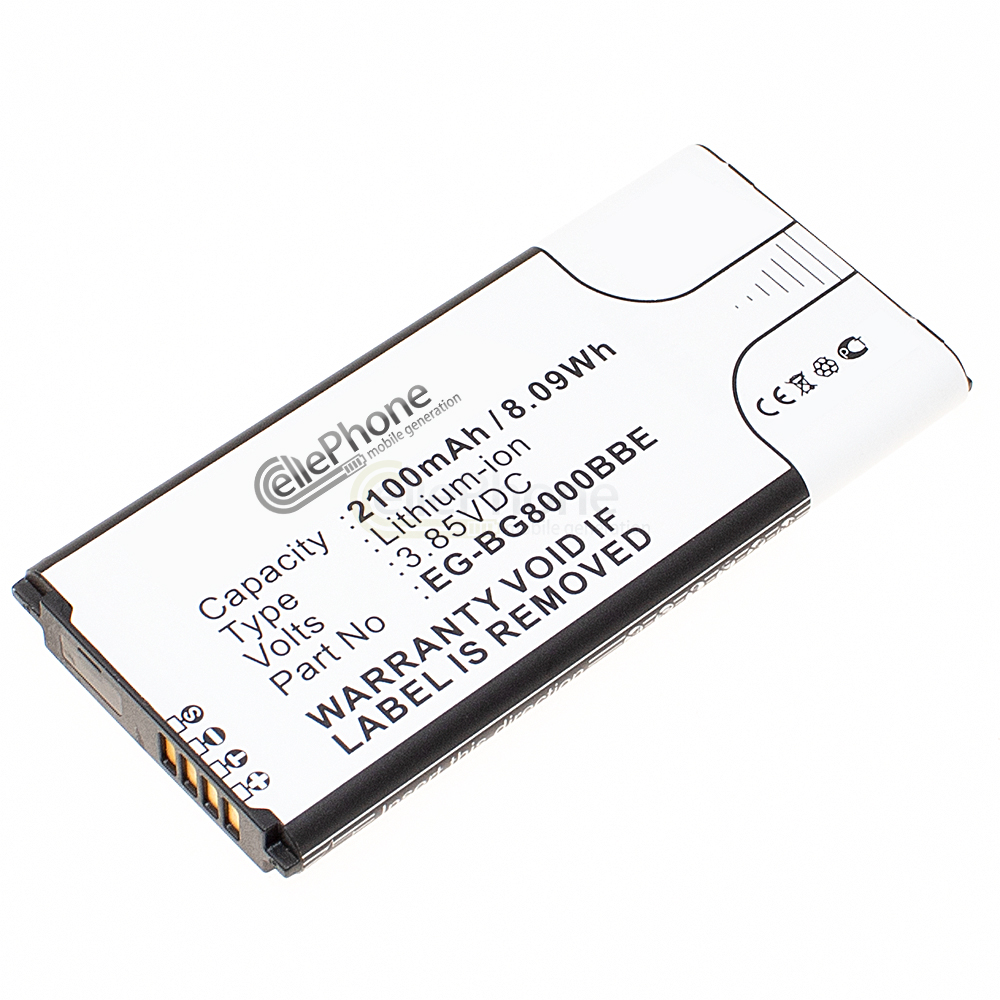 Accu Li-Ion voor Samsung Galaxy S5 mini (SM-G800F) (vervangt EB-BG800BBEGWW)