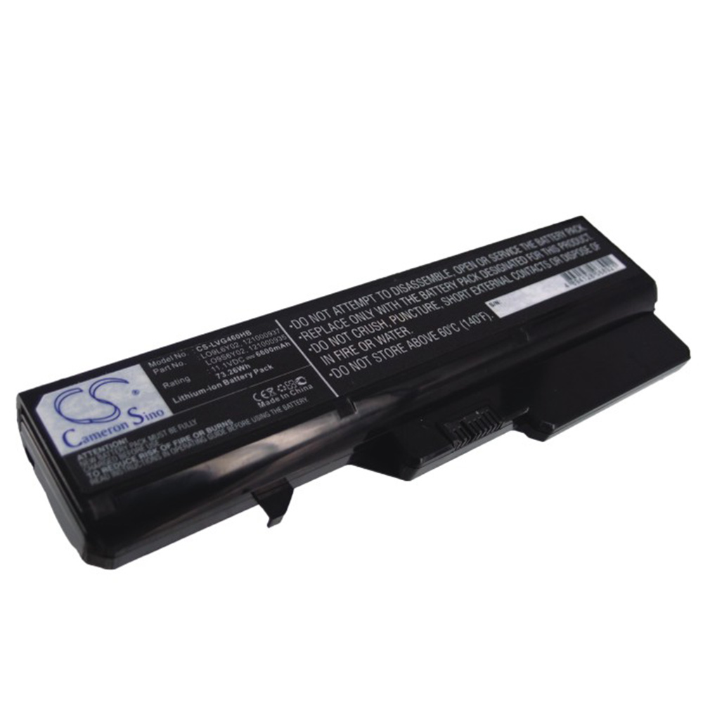 [4849] batteria Li-Ion compatibile con Lenovo B570 G460 G570 V570 / IdeaPad Z475 Z560 - 6600 mAh
