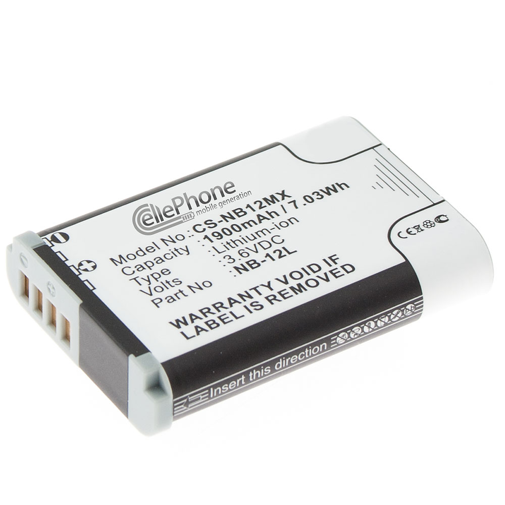 [4856] Batería Li-Ion compatible with Canon NB-12L
