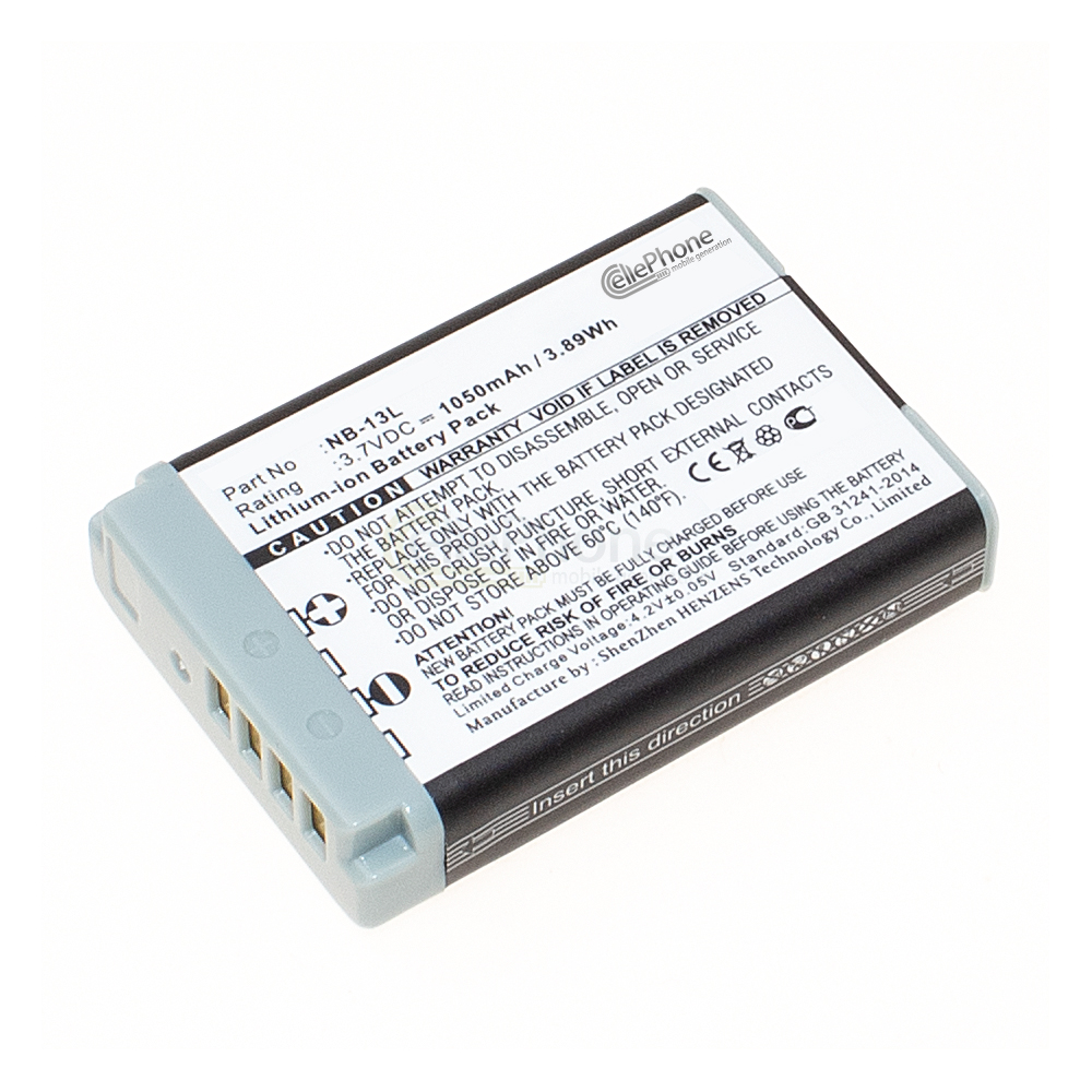 Batería Li-Ion compatible with Canon NB-13L