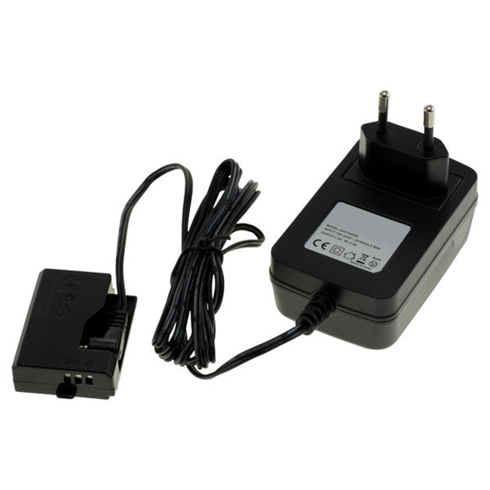 caricabatterie di rete compatibile con Canon ACK-E10 incl. adattatore batteria LP-E10