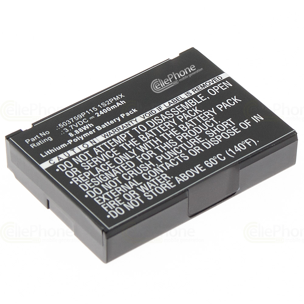[4870] Battery Li-Ion for Blaupunkt TravelPilot Lucca 5.3 (replaced 503759P115 1S2PMX)