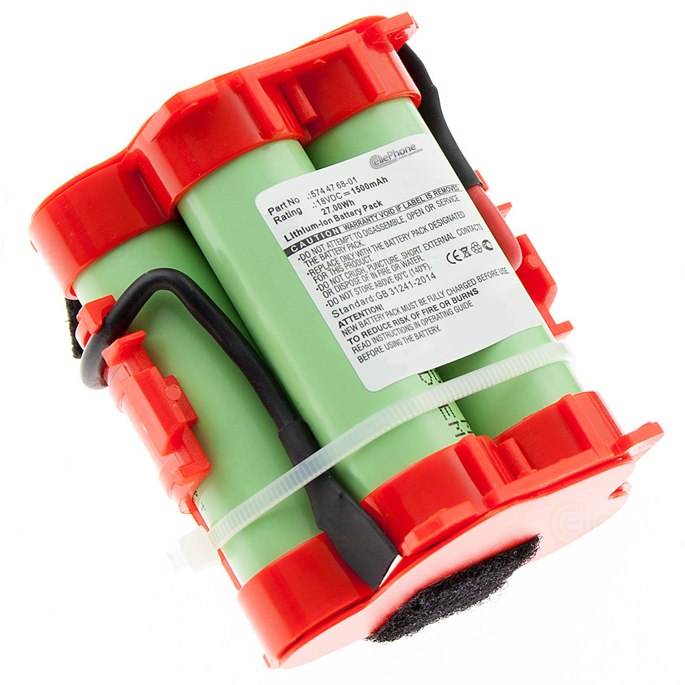 [4881] Akku Li-Ion für Gardena Mähroboter R38Li R40Li R45Li R50Li R70Li R75Li R80Li (ersetzt 574 47 68-01) - 1500mAh / 18V