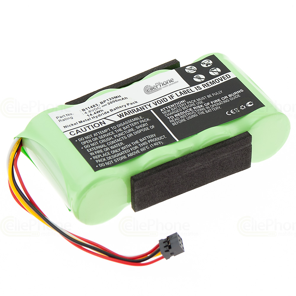 [4882] Battery Ni-MH for Fluke Scopemeter 120 (replaced BP120) - 3000mAh / 4,8V