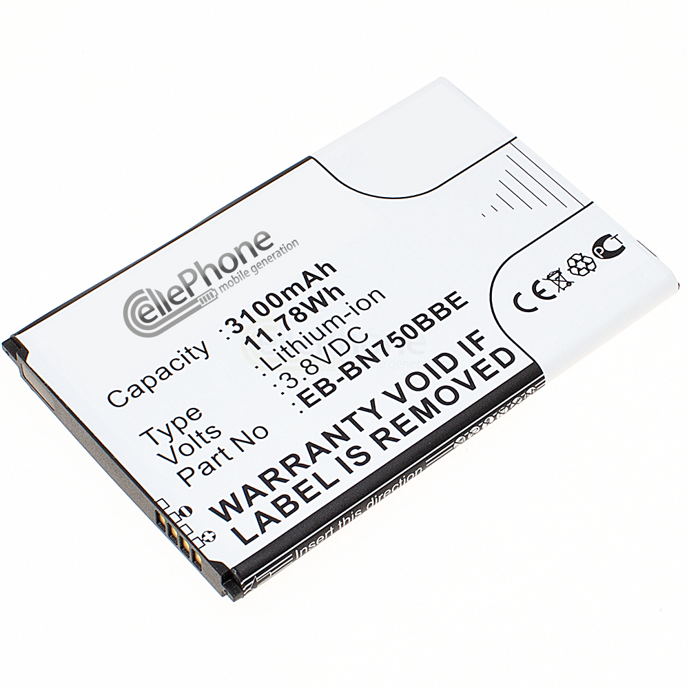 [4886] Batterie Li-Ion pour Samsung Galaxy Note 3 Neo (GT-N7505) (remplace EB-BN750BBC)