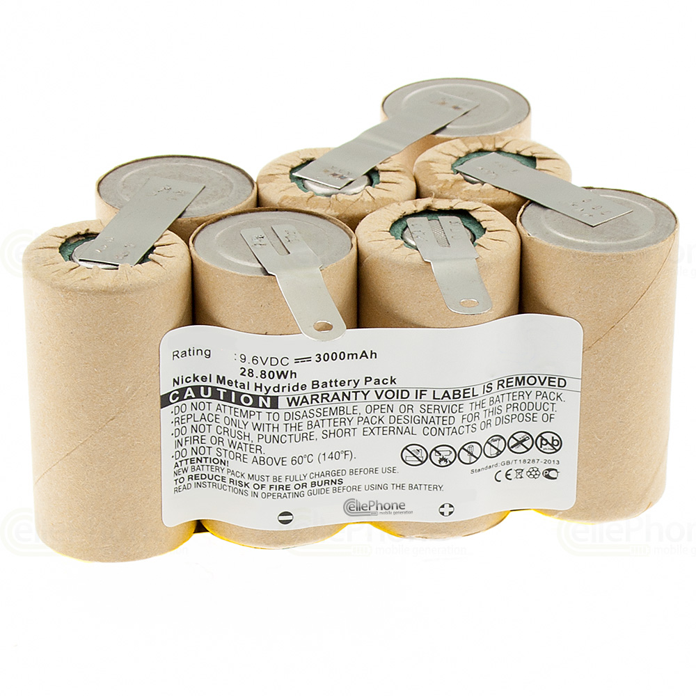 [4907] Battery Ni-MH for Black & Decker DV9605 - 3000 mAh
