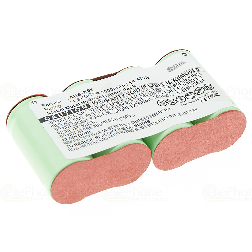 Akku Ni-MH für Kärcher Akkubesen K50 / K85 (ersetzt ABS-K55) - 3000mAh / 4,8V