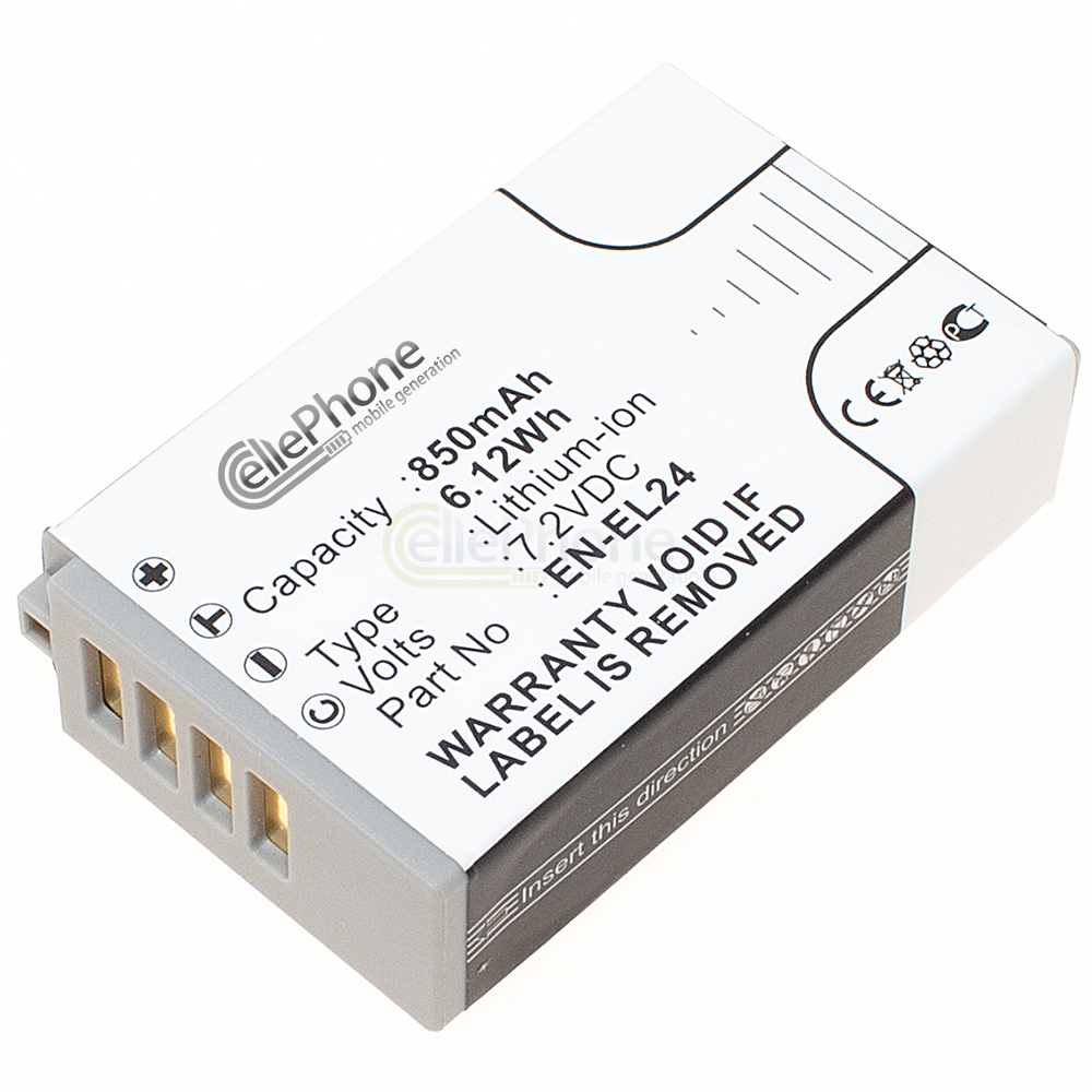 [4929] batteria Li-Ion compatibile con Nikon EN-EL24
