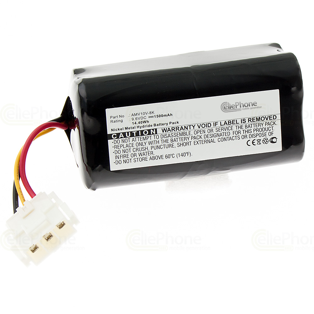 [4977] Akku Ni-MH für Panasonic MC-B10P / MC-B20JP (ersetzt AMV10V-8K) - 1500 mAh